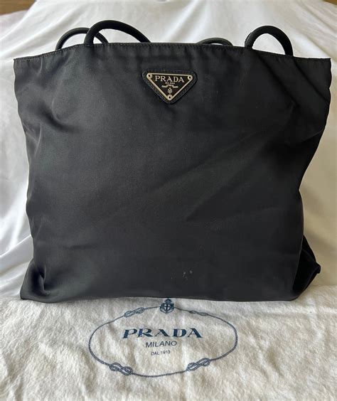 prada nylon pochette|prada nylon tote bag.